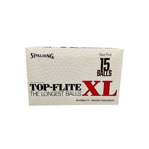 Spalding Top Flite XL Long Range Golf Balls High Trajectory 15 Pack